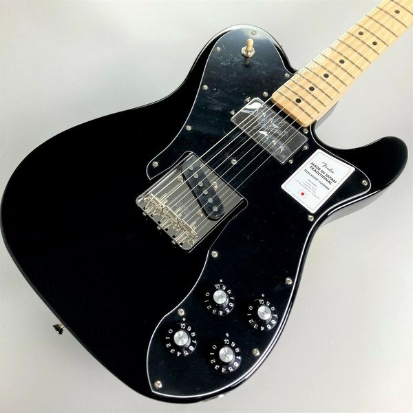 made in japan traditional 70s tele custom maple black electric guitar