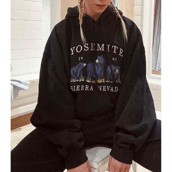 harajuku vintage bear embroidery hoodies women 2020 autumn cotton long sleeve hoodie casual loose oversized sweatshirts female t220726, Black
harajuku vintage bear embroidery hoodies women 2020 autumn cotton long sleeve hoodie casual loose oversized sweatshirts female t220726, Black
