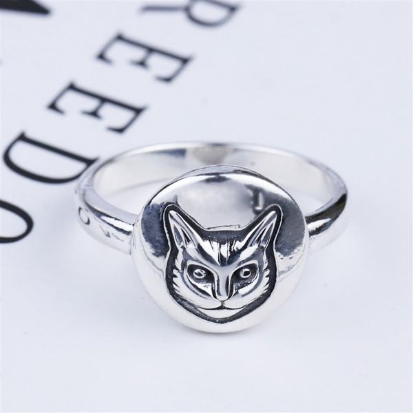 s925 silver cat head ring vintage classic sterling silver cat face ring british style hip-hop male and female thai silver ring294r
s925 silver cat head ring vintage classic sterling silver cat face ring british style hip-hop male and female thai silver ring294r