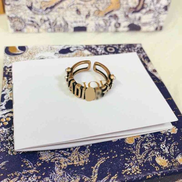 old brass love inlaid brilliant diamonds ring index finger middle versatile female exclusive design jewel, Silver
old brass love inlaid brilliant diamonds ring index finger middle versatile female exclusive design jewel, Silver
