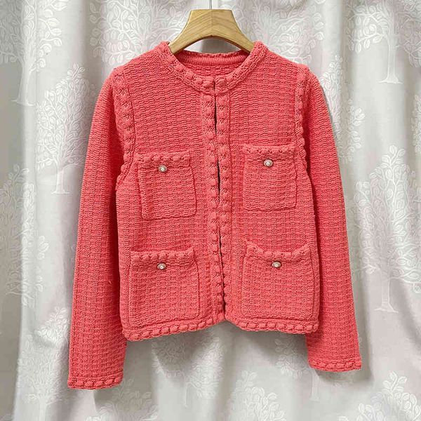 women's knits & tees high edition spring clothes fashion temperament xiaoxiang show wool knitted cardigan sweater coat women, White
women's knits & tees high edition spring clothes fashion temperament xiaoxiang show wool knitted cardigan sweater coat women, White