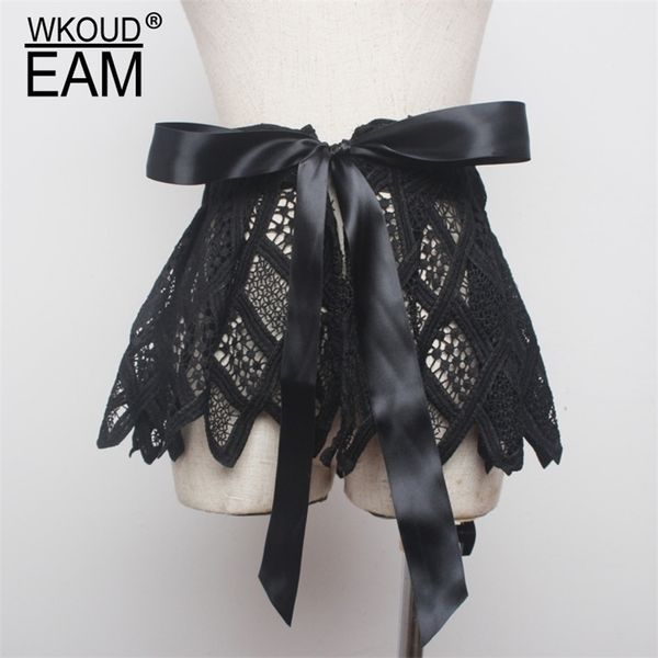 eam 2020 new summer belt lace bandage bow wide corset belt for women casual hollow out wild waistband female beautiful belt t200427, Black;brown
eam 2020 new summer belt lace bandage bow wide corset belt for women casual hollow out wild waistband female beautiful belt t200427, Black;brown