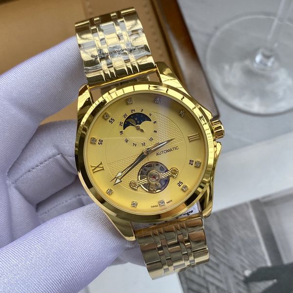 2022 new luxury mens watches four stitches series 42mm in diameter tourbillon automatic mechanical watch european brand wristwatch steel str, Slivery;brown
2022 new luxury mens watches four stitches series 42mm in diameter tourbillon automatic mechanical watch european brand wristwatch steel str, Slivery;brown