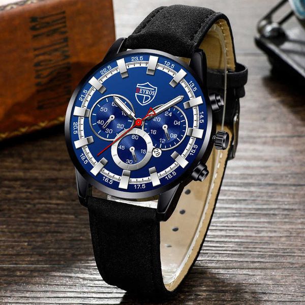 watch for men mens watch fashion men business leather calendar watch men's fake three eye luminous quartz popular wacht for men, Slivery;brown
watch for men mens watch fashion men business leather calendar watch men's fake three eye luminous quartz popular wacht for men, Slivery;brown