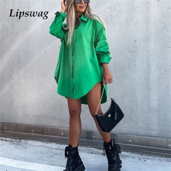 women autumn long sleeve loose shirt dress lady casual lapel button mini dress fashion irregular elegant party dress vestido 220317, Black;gray
women autumn long sleeve loose shirt dress lady casual lapel button mini dress fashion irregular elegant party dress vestido 220317, Black;gray