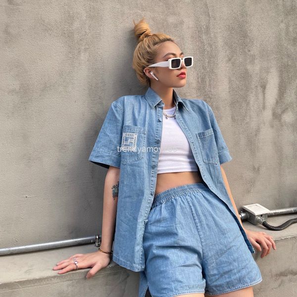 two piece dress design sense niche bf style shirt suit two piece female chic shorts set, White
two piece dress design sense niche bf style shirt suit two piece female chic shorts set, White