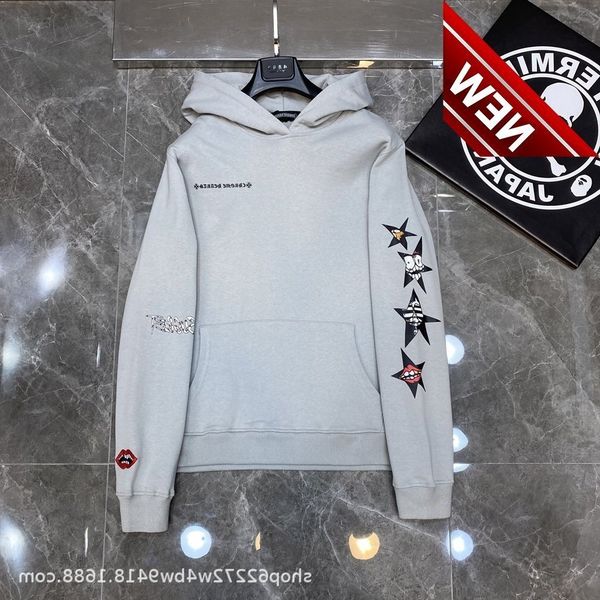 2022 autumn winter tide ch exclusive couple sanskrit graffiti print hooded men's and women's sweater, Black
2022 autumn winter tide ch exclusive couple sanskrit graffiti print hooded men's and women's sweater, Black