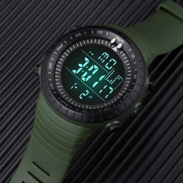 men watches sports time watch alarm chrono digital wristwatches man clock o, Slivery;brown
men watches sports time watch alarm chrono digital wristwatches man clock o, Slivery;brown