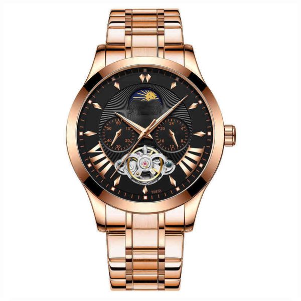 huiya06 watch u1 tourbillon automatic business sports imported crystal lens stainless steel watch, Slivery;brown
huiya06 watch u1 tourbillon automatic business sports imported crystal lens stainless steel watch, Slivery;brown