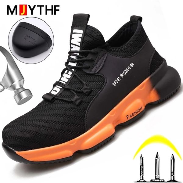 work sneakers lightweight men shoes safety boots anti-puncture anti-smash industrial plus size 47 48 220810, Black;brown
work sneakers lightweight men shoes safety boots anti-puncture anti-smash industrial plus size 47 48 220810, Black;brown
