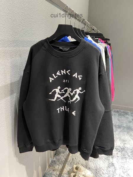 2022 designer blgc hoodies high version b family running men's round neck fleece sewing dyeing thick warm hand worn hole lovers' s, Black
2022 designer blgc hoodies high version b family running men's round neck fleece sewing dyeing thick warm hand worn hole lovers' s, Black