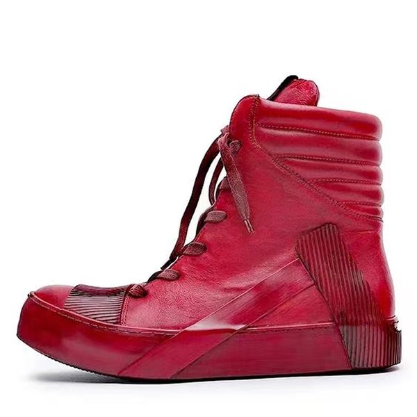 big size men boots genuine leather pure hand dyeing retro men shoes good quality handmade high fashion man sneakers, Black
big size men boots genuine leather pure hand dyeing retro men shoes good quality handmade high fashion man sneakers, Black