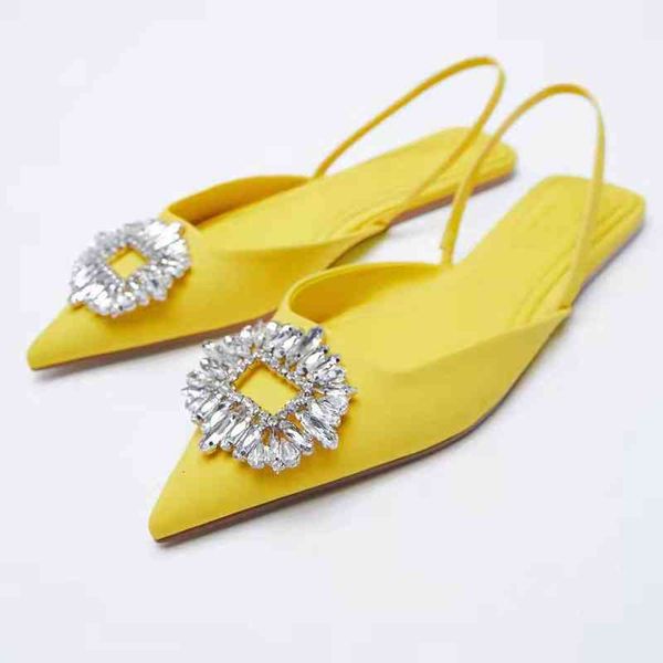 sandals za autumn drill mouth women's shoes yellow black pointed low heel temperament
sandals za autumn drill mouth women's shoes yellow black pointed low heel temperament