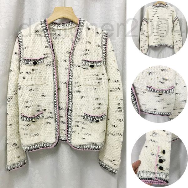 women's sweaters designer 2021 xiaoxiangfeng winter new wool long sleeve spotted gold thread knitted cardigan heavy industry hook 4 poc, White;black
women's sweaters designer 2021 xiaoxiangfeng winter new wool long sleeve spotted gold thread knitted cardigan heavy industry hook 4 poc, White;black