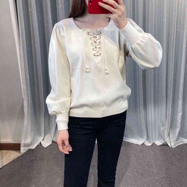 women's sweaters fadan s home spring and summer lace up sweater women's casual loose age reducing long sleeve round neck vu, White;black
women's sweaters fadan s home spring and summer lace up sweater women's casual loose age reducing long sleeve round neck vu, White;black
