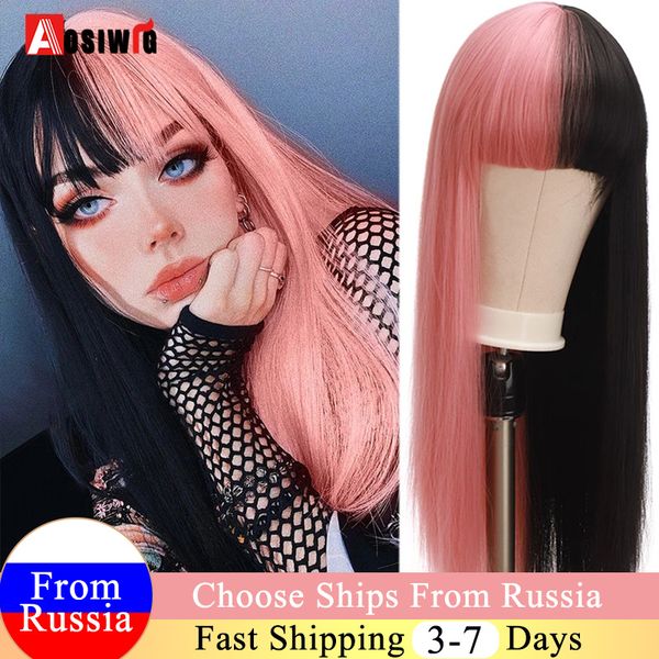 costume accessories long wig lolita straight half pink blonde red natural hair fake anime daily synthetic cosplay wigs with bangs for women, Silver
costume accessories long wig lolita straight half pink blonde red natural hair fake anime daily synthetic cosplay wigs with bangs for women, Silver