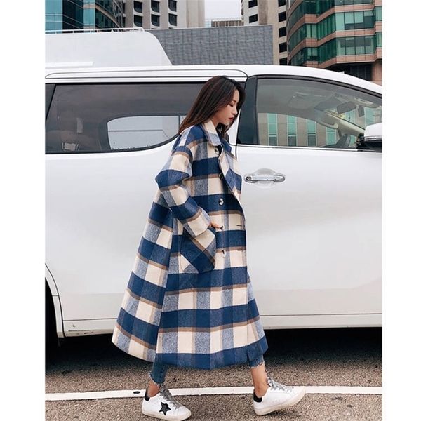 bella winter women plaid thick warm woolen coat lady turn down collar pocket coat female double breasted outwear 201112, Black
bella winter women plaid thick warm woolen coat lady turn down collar pocket coat female double breasted outwear 201112, Black