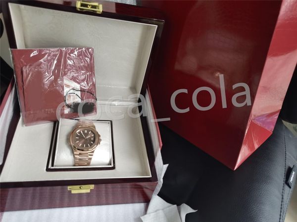 original box auto 40mm men's watch 5711/1r-001 coming soon men 324cal automatic wristwatch, Slivery;brown 
original box auto 40mm men's watch 5711/1r-001 coming soon men 324cal automatic wristwatch, Slivery;brown