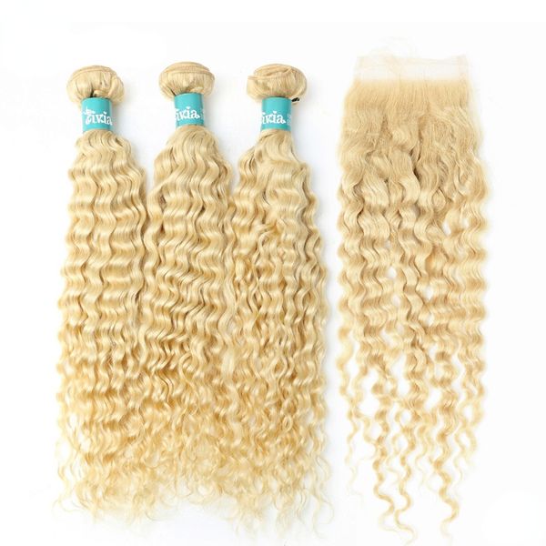 monstar 613 blonde colored brazilian hair weave bundles with closure remy human hair bundle deep wave with closure, Black;brown
monstar 613 blonde colored brazilian hair weave bundles with closure remy human hair bundle deep wave with closure, Black;brown