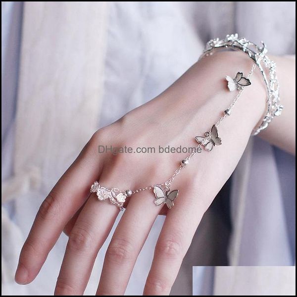 bangle bracelets jewelry 2021 women creative butterfly fairy ring bracelet convenient adjustable chinese antique style dhcwy, Black
bangle bracelets jewelry 2021 women creative butterfly fairy ring bracelet convenient adjustable chinese antique style dhcwy, Black