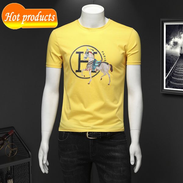 factory direct selling tide brand clothes wholesale 2022 summer men's mercerized half sleeve youth trend personalized short t-shirt, White;black
factory direct selling tide brand clothes wholesale 2022 summer men's mercerized half sleeve youth trend personalized short t-shirt, White;black