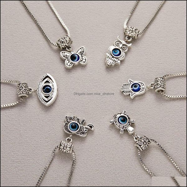 pendant necklaces pendants jewelry charm turkish evil blue eye butterfly turtle owl palm necklace for women men clavicle chain choker, Silver
pendant necklaces pendants jewelry charm turkish evil blue eye butterfly turtle owl palm necklace for women men clavicle chain choker, Silver
