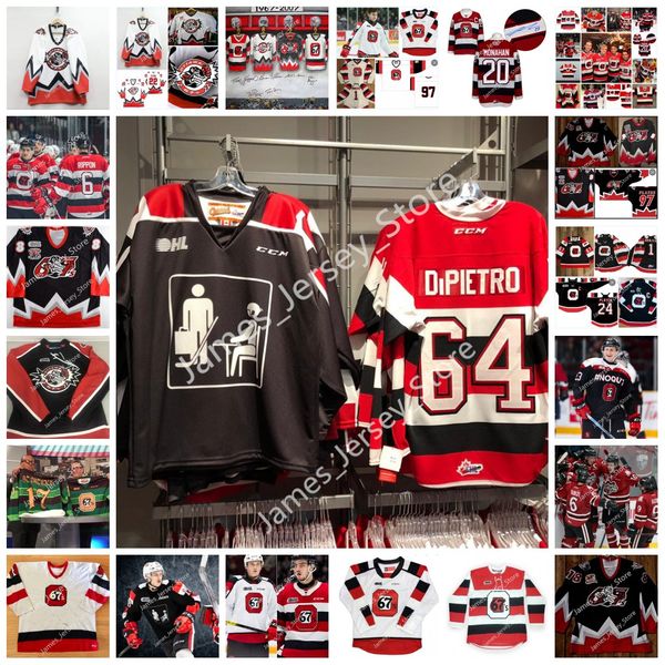 custom ohl ottawa 67's stitched hockey jersey 31 will cranley 30 cedrick andree 64 michael dipietro 1 seamus kotyk 21 jacob middleton 3, Black;red
custom ohl ottawa 67's stitched hockey jersey 31 will cranley 30 cedrick andree 64 michael dipietro 1 seamus kotyk 21 jacob middleton 3, Black;red