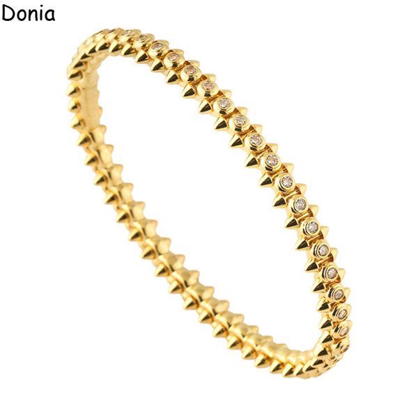donia jewelry luxury bangle exaggerated rivet titanium steel micro inlay zircon european and american fashion designer bracelet, Black
donia jewelry luxury bangle exaggerated rivet titanium steel micro inlay zircon european and american fashion designer bracelet, Black