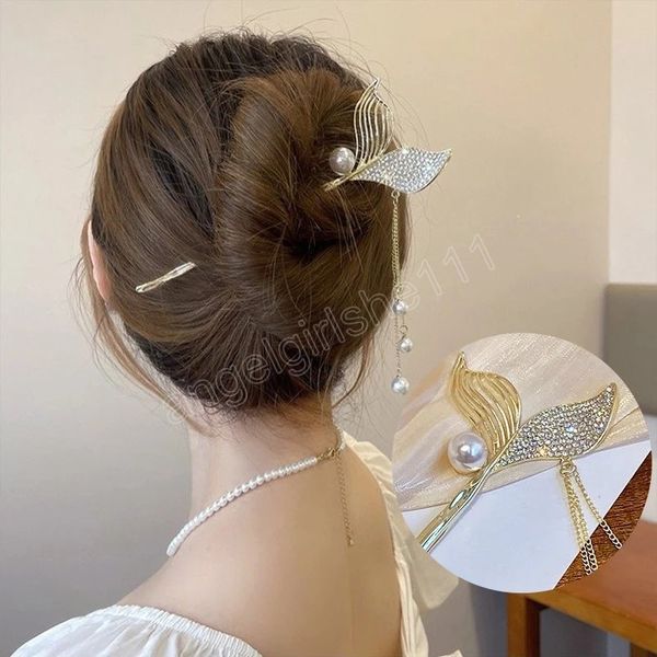 vintage chinese style hair sticks fishtail pearl crystal chopstick hairpin headwear for women wedding hair accessories, Slivery;white
vintage chinese style hair sticks fishtail pearl crystal chopstick hairpin headwear for women wedding hair accessories, Slivery;white