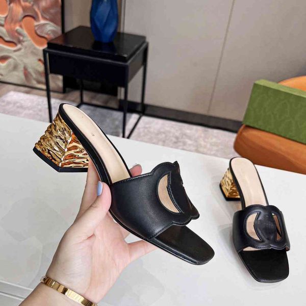 ladies high heel sandals slippers fashion designer ggity summer elegant mature women slide df, Black
ladies high heel sandals slippers fashion designer ggity summer elegant mature women slide df, Black