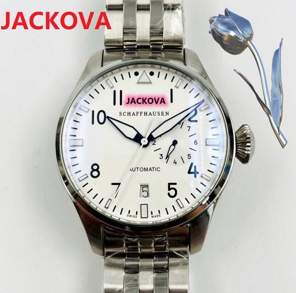 big dial ice blue pilot midnight mens automatic mechanical watches 46mm 904l stainless steel wristwatches sapphire luminous wristwatch montr, Slivery;brown
big dial ice blue pilot midnight mens automatic mechanical watches 46mm 904l stainless steel wristwatches sapphire luminous wristwatch montr, Slivery;brown