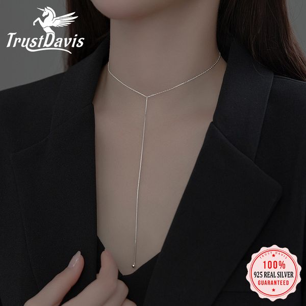 trustdavis original 925 sterling silver long tassel chain necklace for women wedding party 925 jewelry da2804 220722
trustdavis original 925 sterling silver long tassel chain necklace for women wedding party 925 jewelry da2804 220722