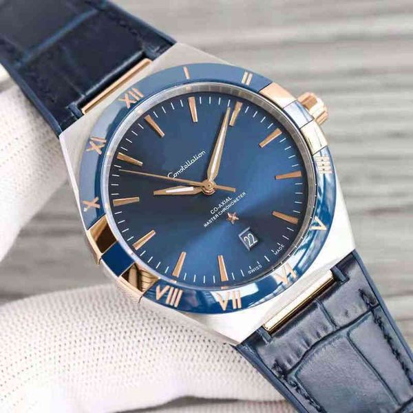 luxury fashion watches for mens mechanical wristwatches omga constellation steel band fully automatic men's designer, Slivery;brown
luxury fashion watches for mens mechanical wristwatches omga constellation steel band fully automatic men's designer, Slivery;brown