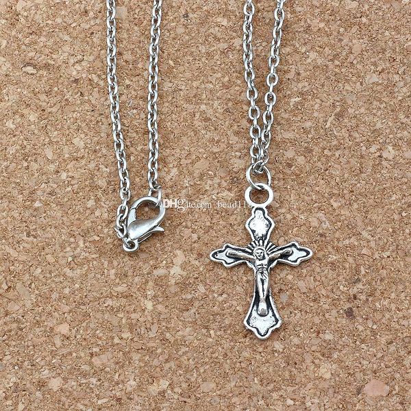 24pcs alloy jesus crucifixion cross pendant necklaces for men women jewelry gift ancient silver a-267d
24pcs alloy jesus crucifixion cross pendant necklaces for men women jewelry gift ancient silver a-267d