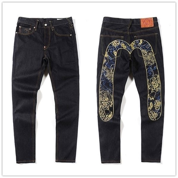 shelves fashion casual hip hop men's jeans embroidery printing men's breathable straight pants 210318, Blue
shelves fashion casual hip hop men's jeans embroidery printing men's breathable straight pants 210318, Blue