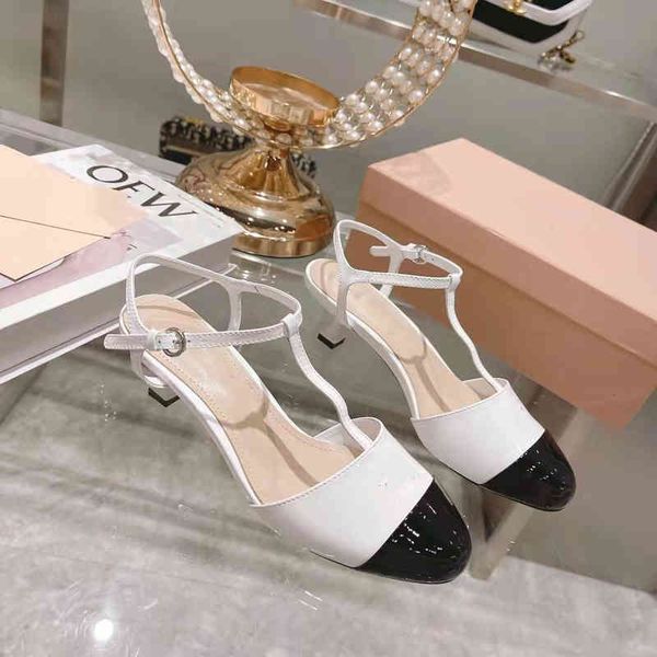 sandals summer patent leather hollow out round head color matching women's shoes t-word roman single thin high heels baotou d0gx, Black
sandals summer patent leather hollow out round head color matching women's shoes t-word roman single thin high heels baotou d0gx, Black
