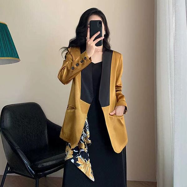 t310 womens suits & blazers tide brand designer high-quality retro high sense of british style series suit slim plus size, White;black
t310 womens suits & blazers tide brand designer high-quality retro high sense of british style series suit slim plus size, White;black