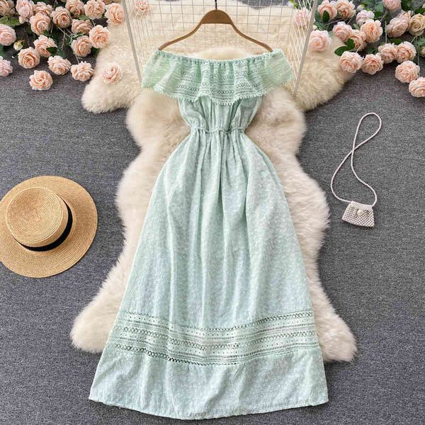 casual dresses summer korean style square collar long skirt women's waist is thin, short sleeve one shoulder sweet temperament dress fa, Black;gray
casual dresses summer korean style square collar long skirt women's waist is thin, short sleeve one shoulder sweet temperament dress fa, Black;gray
