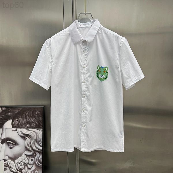 men's casual shirts designer 2022 summer new cartoon letter tiger head printed short sleeved shirt loose casual men's and women�, White;black
men's casual shirts designer 2022 summer new cartoon letter tiger head printed short sleeved shirt loose casual men's and women�, White;black