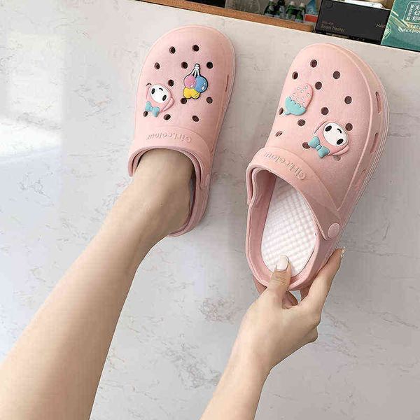 nxy sandals garden shoes woman summer cute outdoor thick bottom girl slipper room comfortable beach non-slip leisure 0527, Black
nxy sandals garden shoes woman summer cute outdoor thick bottom girl slipper room comfortable beach non-slip leisure 0527, Black