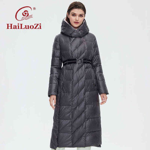 hailuozi womens winter jacket fashion long knee length thick women coat unique design splicing diagonal belt cotten parkas 6037 211118, Black
hailuozi womens winter jacket fashion long knee length thick women coat unique design splicing diagonal belt cotten parkas 6037 211118, Black