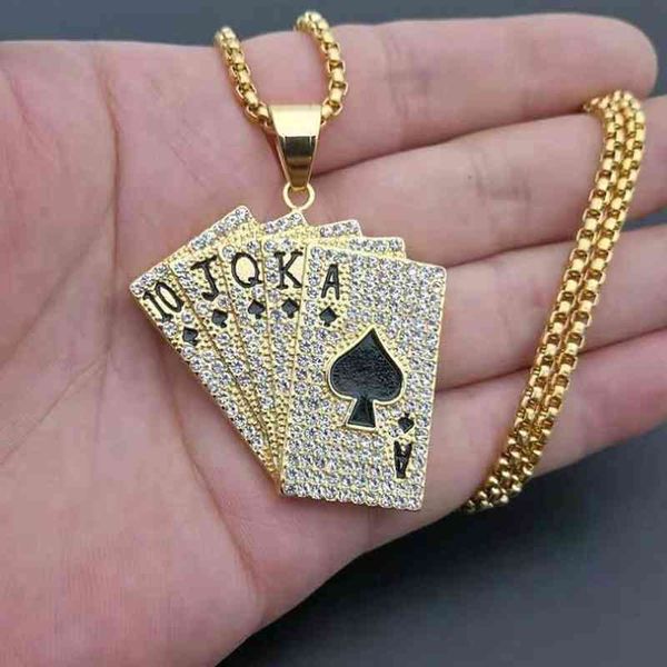 creative men necklace hip hop rock style jewelry gold playing card pendant necklace, Silver
creative men necklace hip hop rock style jewelry gold playing card pendant necklace, Silver