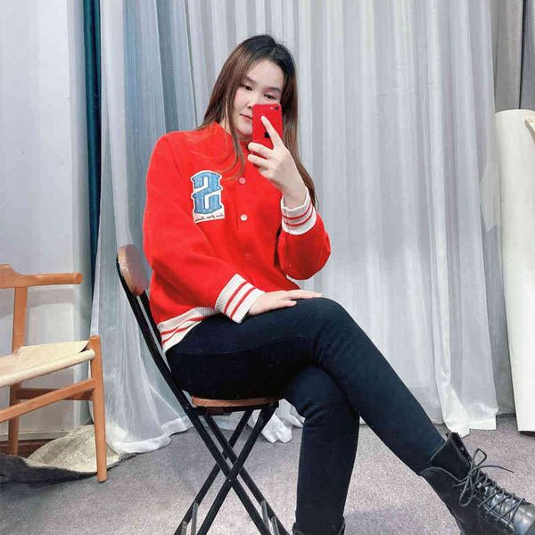 women's sweaters spring and summer women's clothes lapel letter badge baseball jacket casual cardigan red, White;black
women's sweaters spring and summer women's clothes lapel letter badge baseball jacket casual cardigan red, White;black