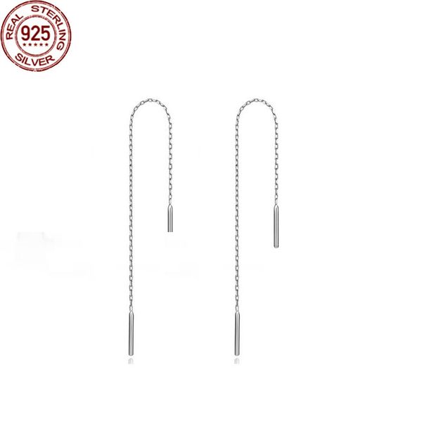 stud new arrival s925 pure silver ear line female korean jewelry long tassel earrings charms simple bridal, Golden;silver
stud new arrival s925 pure silver ear line female korean jewelry long tassel earrings charms simple bridal, Golden;silver