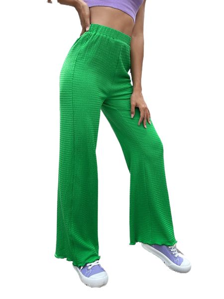 solid lettuce trim pants x8zb#, Black;white
solid lettuce trim pants x8zb#, Black;white