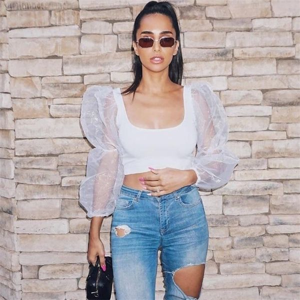 mesh see through perspective lantern long sleeve crop women backless patchwork slim uneck tshirt tees not sale 220620, White
mesh see through perspective lantern long sleeve crop women backless patchwork slim uneck tshirt tees not sale 220620, White
