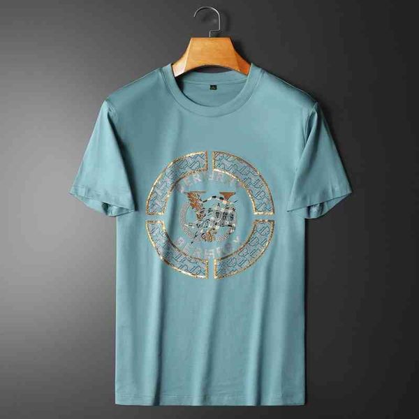 2022 summer new men's fashion casual embroidery mercerized cotton short sleeve t-shirt round neck half streetwear women's clothing, White;black
2022 summer new men's fashion casual embroidery mercerized cotton short sleeve t-shirt round neck half streetwear women's clothing, White;black