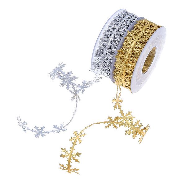 imitation leather snowflake ribbon lace christmas celebration decorative ultrasonic embossed ribbon 10 meters gold silver 1222450
imitation leather snowflake ribbon lace christmas celebration decorative ultrasonic embossed ribbon 10 meters gold silver 1222450