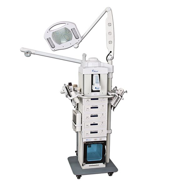 1608 model 19 in 1 multi-functional beauty equipment w rf vaccum high frequency spot and speckle removal magnifying lamp pdt led pn therapy, Black;white
1608 model 19 in 1 multi-functional beauty equipment w rf vaccum high frequency spot and speckle removal magnifying lamp pdt led pn therapy, Black;white