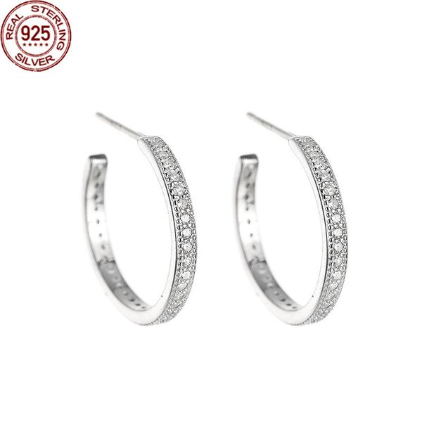2022 s925 sterling silver fashion large circle charm earrings male and female temperament single row diamond personality exaggerated, Golden
2022 s925 sterling silver fashion large circle charm earrings male and female temperament single row diamond personality exaggerated, Golden